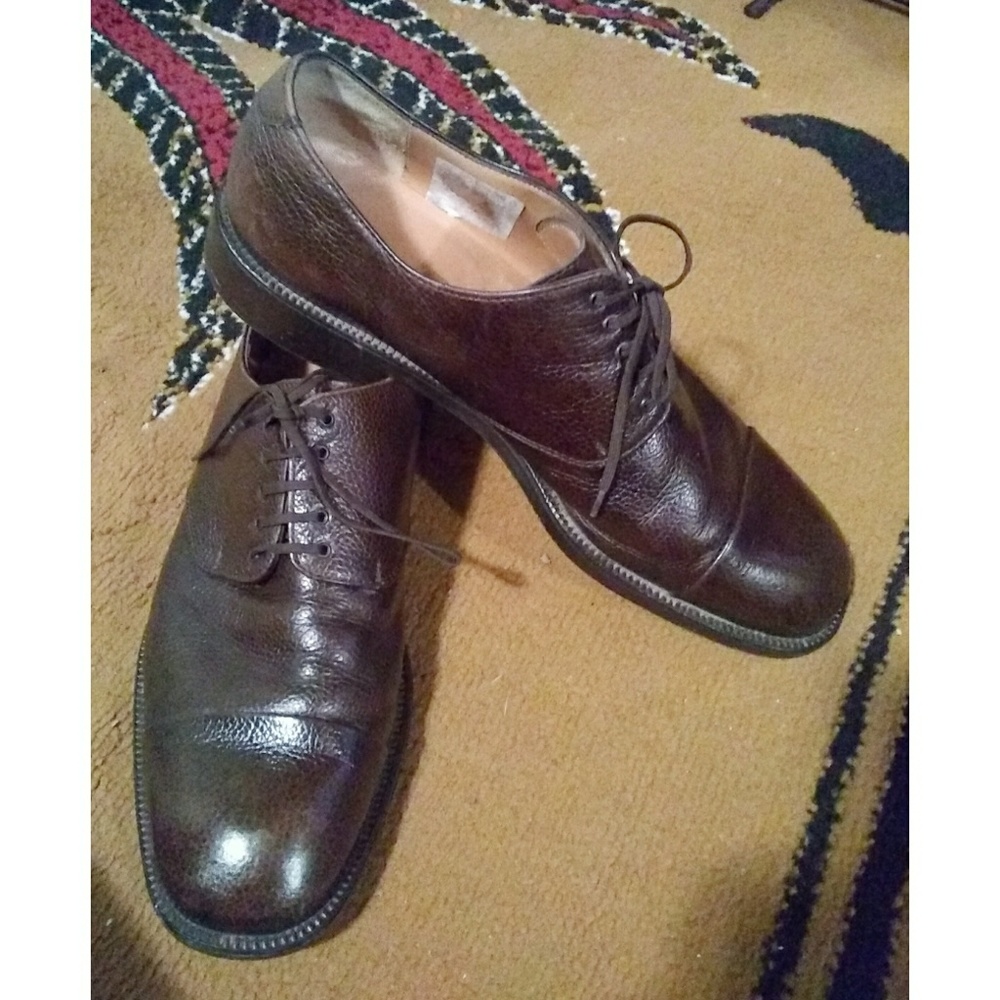 SALVATORE FERRAGAMO STUDIO BROWN OXFORDS - Picture 5 of 6